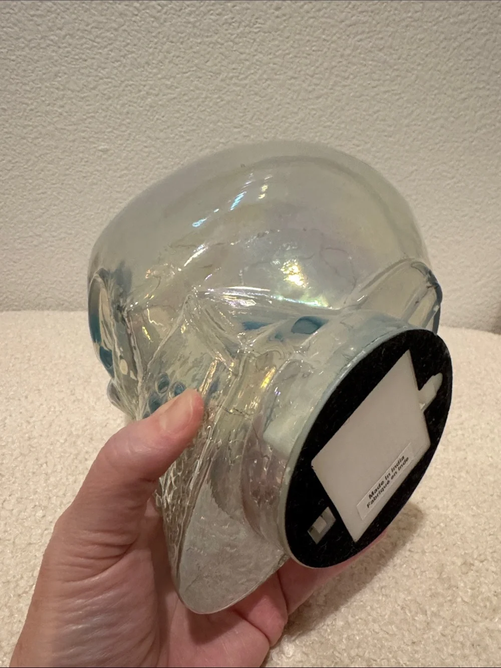 Luster Glass LED Skull  - LUX Halloween decor